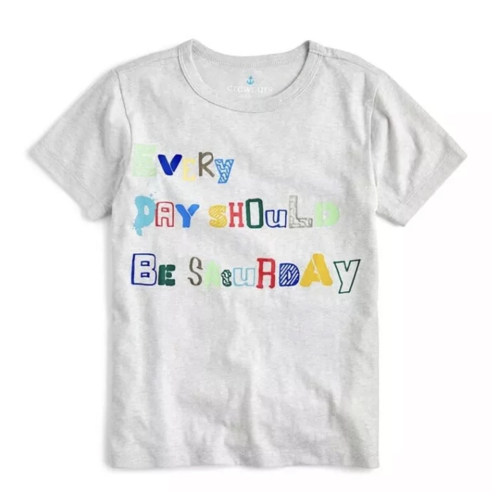 *Price is Firm* JCrew Kids Crewcuts Boys Saturday Tee Size 8